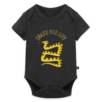 poisonous snake for life Boa Safari Gift - Baby Premium short-sleeve bodysuit - black - Front