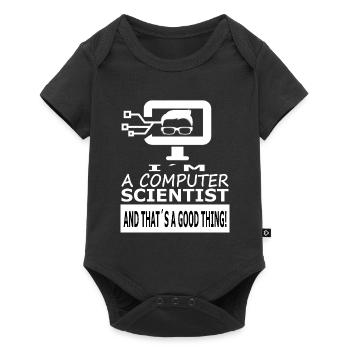 Je suis un informaticien informatique Gift - Body à manches courtes Premium Bébé - noir - Devant