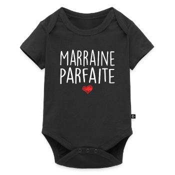 Marraine Parfaite - Pour Une Super Marraine - Body à manches courtes Premium Bébé - noir - Devant