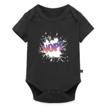 Nope, Nope not today - Baby Premium Kurzarmbody - Schwarz - Vorne