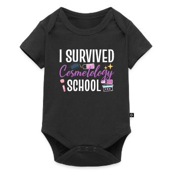 I Survived Cosmetology School - Baby Premium short-sleeve bodysuit - black - Front
