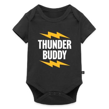 Donnerkumpel - Baby Premium Kurzarmbody - Schwarz - Vorne