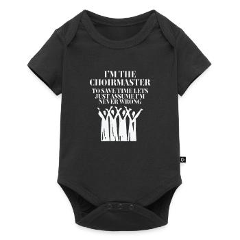 Choir Master Im The Choirmaster - Baby Premium short-sleeve bodysuit - black - Front