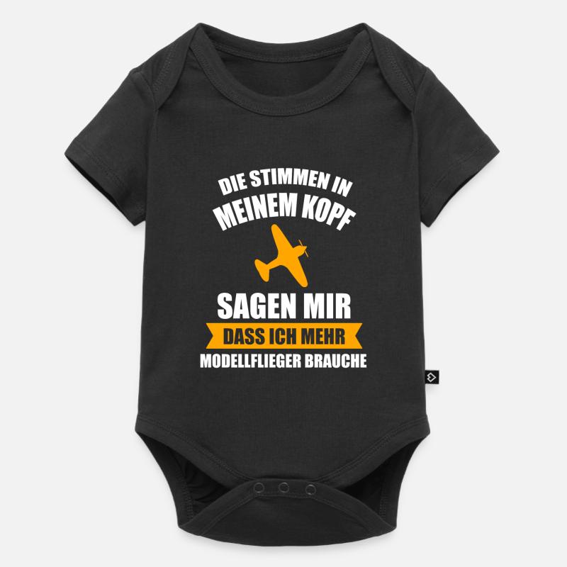 Modellflug Modellbau Modellbauer Geschenk - Baby Premium Kurzarmbody - Schwarz
