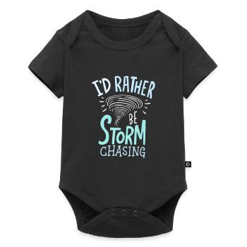 Tornado storm storm chaser weather storm chase gift - Baby Premium short-sleeve bodysuit - black - Front