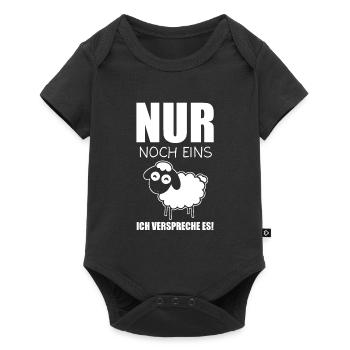 Schaf Schafe Hirte Geschenk - Baby Premium Kurzarmbody - Schwarz - Vorne