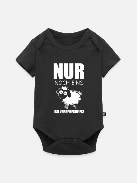 Schaf Schafe Hirte Geschenk - Baby Premium Kurzarmbody - Schwarz