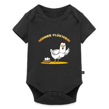 Chicken Whisper Farmer Farmer - Baby Premium short-sleeve bodysuit - black - Front
