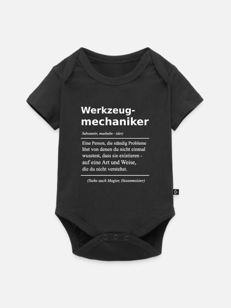 Werkzeugmechaniker Werkzeug Mechaniker Geschenk - Baby Premium Kurzarmbody - Schwarz