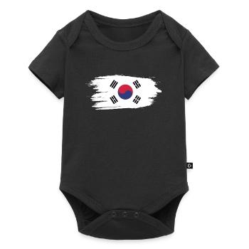 Corée du Sud Séoul Corée cadeau - Body à manches courtes Premium Bébé - noir - Devant