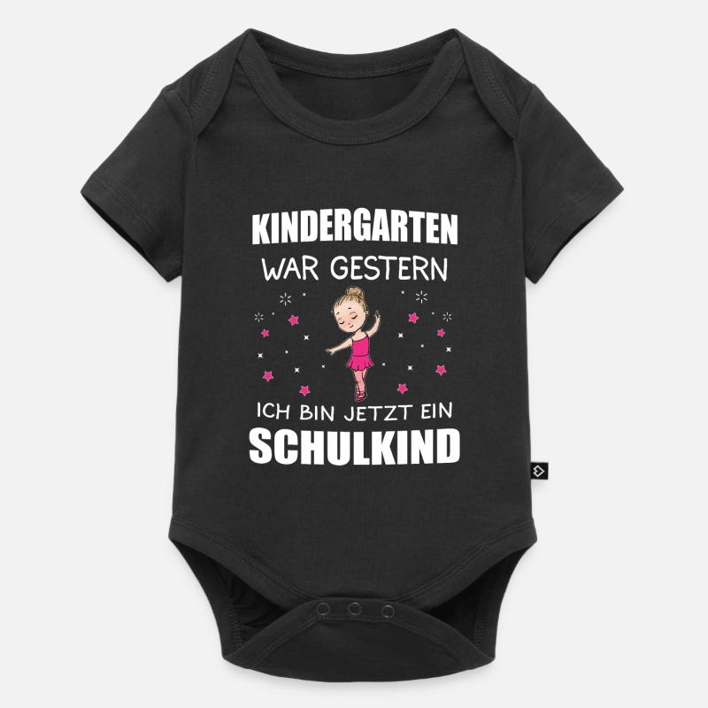 Schulkind 2020 Einschulung Mädchen Schulanfang - Baby Premium Kurzarmbody - Schwarz