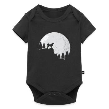 Cadeau pour chien Shiba Inu Akita - Body à manches courtes Premium Bébé - noir - Devant