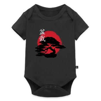 Bonsaï Japon - Body à manches courtes Premium Bébé - noir - Devant