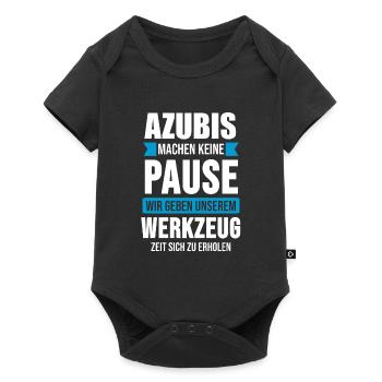 Azubi 2020 Lehrling Auszubildender Geschenk - Baby Premium Kurzarmbody - Schwarz - Vorne