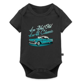 Classic Car Graphic - Baby Premium short-sleeve bodysuit - black - Front
