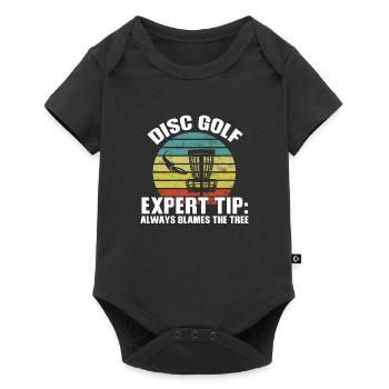 Disc Golf Disc Golf Tree Cadeau - Body à manches courtes Premium Bébé - noir - Devant