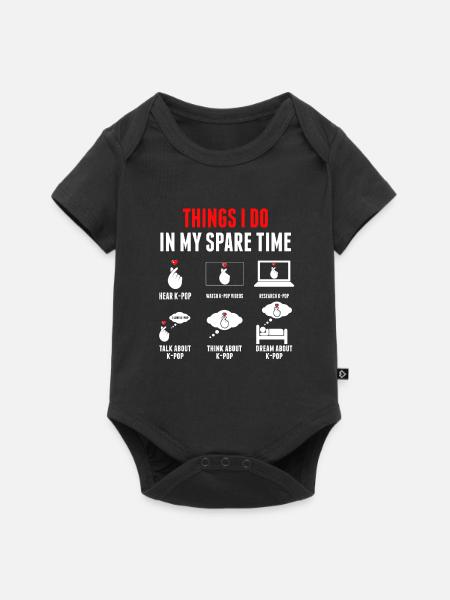 Kpop K-pop Merch K-Pop-Fracht-Geschenk - Baby Premium Kurzarmbody - Schwarz