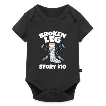 Broken Leg Story - Baby Premium short-sleeve bodysuit - black - Front