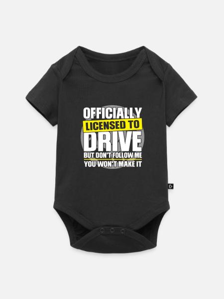 Führerschein Führerschein Neuer Fahrer Geschenk - Baby Premium Kurzarmbody - Schwarz