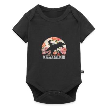 Mother's Day Mom Mom Mother Love Mamasaurus - Baby Premium short-sleeve bodysuit - black - Front