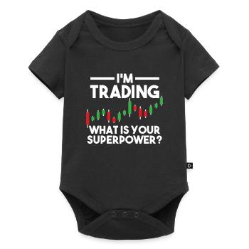 Trader Trader Investor Forex Actions Cadeau - Body à manches courtes Premium Bébé - noir - Devant