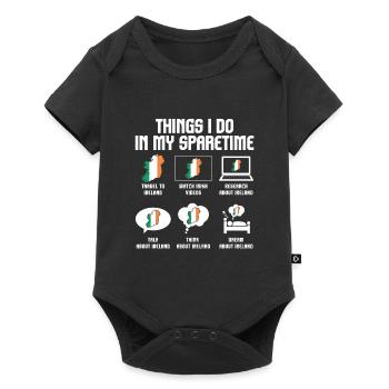 Ireland Ireland Irish Gift - Baby Premium short-sleeve bodysuit - black - Front