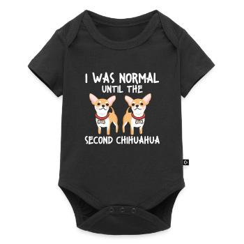 2 Chihuahua 2 Chihuahua Gift - Baby Premium short-sleeve bodysuit - black - Front