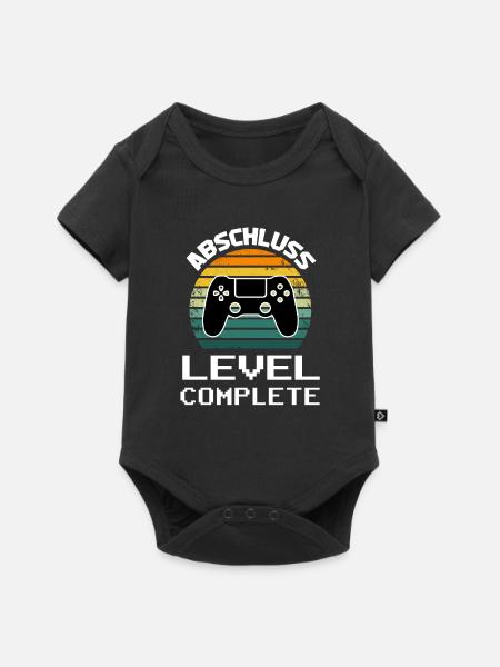 Abschluss Grundschule Schulabschluss Geschenk - Baby Premium Kurzarmbody - Schwarz
