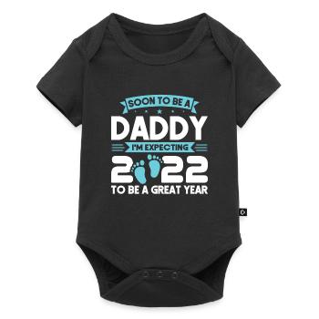 Future Daddy 2022 Future Papa Bébé Cadeau - Body à manches courtes Premium Bébé - noir - Devant