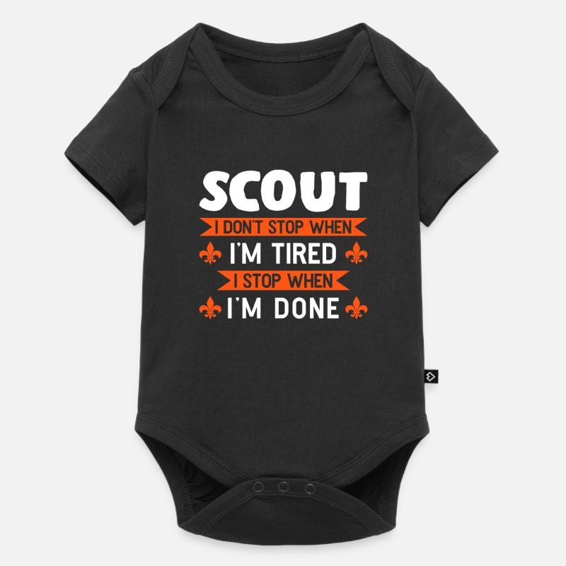 Scouting Scouting Mountains Gift - Baby Premium short-sleeve bodysuit - black