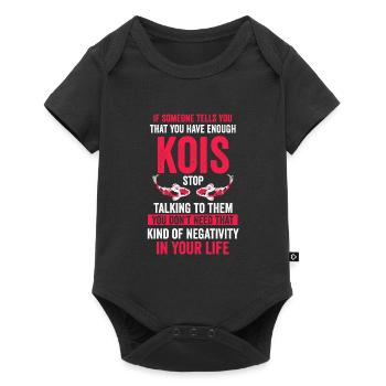 Koi poisson koi cadeau de poisson - Body à manches courtes Premium Bébé - noir - Devant