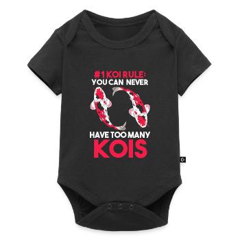 Kois Koi Koi poisson cadeau - Body à manches courtes Premium Bébé - noir - Devant