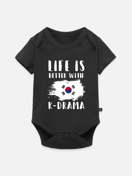 K-Drama K-Drama cadeau coréen - Body à manches courtes Premium Bébé - noir