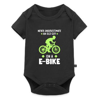 E-Bike Guy E-Bike Cadeau - Body à manches courtes Premium Bébé - noir - Devant