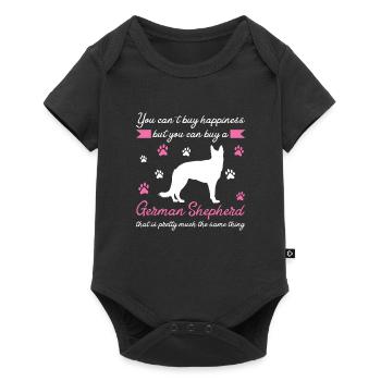 German Shepherd German Shepherd - Baby Premium short-sleeve bodysuit - black - Front