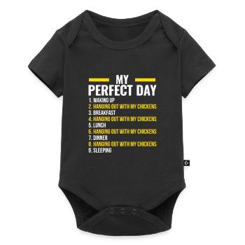 Chicken Chicken Chicken Gift - Baby Premium short-sleeve bodysuit - black - Front