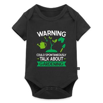 Nursery Gardener Gift - Baby Premium short-sleeve bodysuit - black - Front