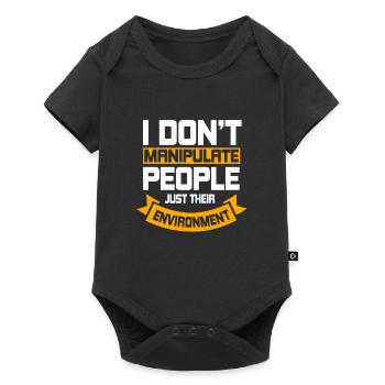 I Don't Manipulate People SPED Teacher - Baby Premium short-sleeve bodysuit - black - Front