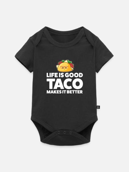 Tacos Taco Gift - Baby Premium short-sleeve bodysuit - black