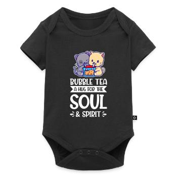 bubble tea Bubble Tea Merch Bubble Tea - Baby Premium short-sleeve bodysuit - black - Front