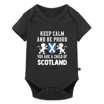 Ecosse Ecosse Cadeau - Body à manches courtes Premium Bébé - noir - Devant