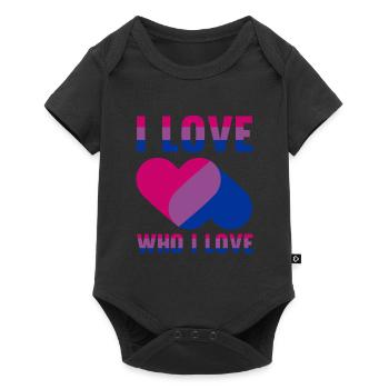 Cadeau LGBT bisexuel Rainbow Flag - Body à manches courtes Premium Bébé - noir - Devant