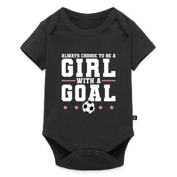 Soccer Girls Football Player Football Match - Baby Premium short-sleeve bodysuit - black - Front