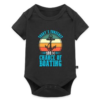 Captain Boat Captains Gift - Baby Premium short-sleeve bodysuit - black - Front