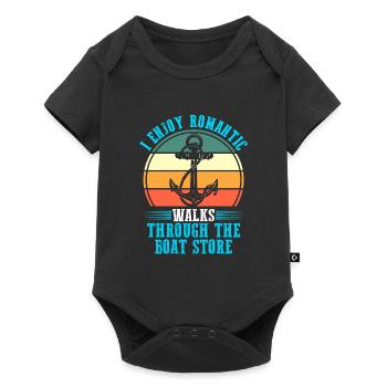 Captain Boat Captains Cadeau - Body à manches courtes Premium Bébé - noir - Devant