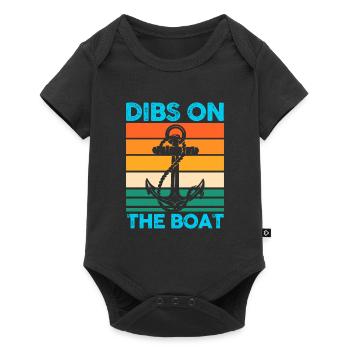 Captain Boat Captains Gift - Baby Premium short-sleeve bodysuit - black - Front