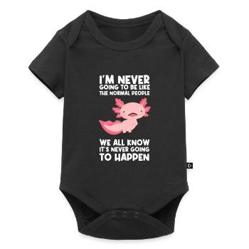 Axolotel Axolotl Lover Axolotls Cadeau - Body à manches courtes Premium Bébé - noir - Devant