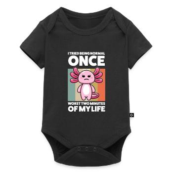Axolotel Axolotl Lover Axolotls Cadeau - Body à manches courtes Premium Bébé - noir - Devant