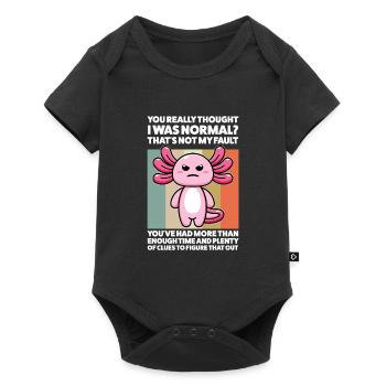 Axolotel Axolotl Lover Axolotls Cadeau - Body à manches courtes Premium Bébé - noir - Devant