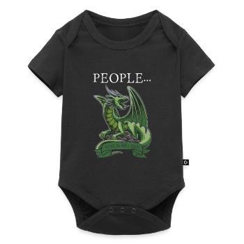 Dragon Dragon Mythical Creature Gift - Baby Premium short-sleeve bodysuit - black - Front